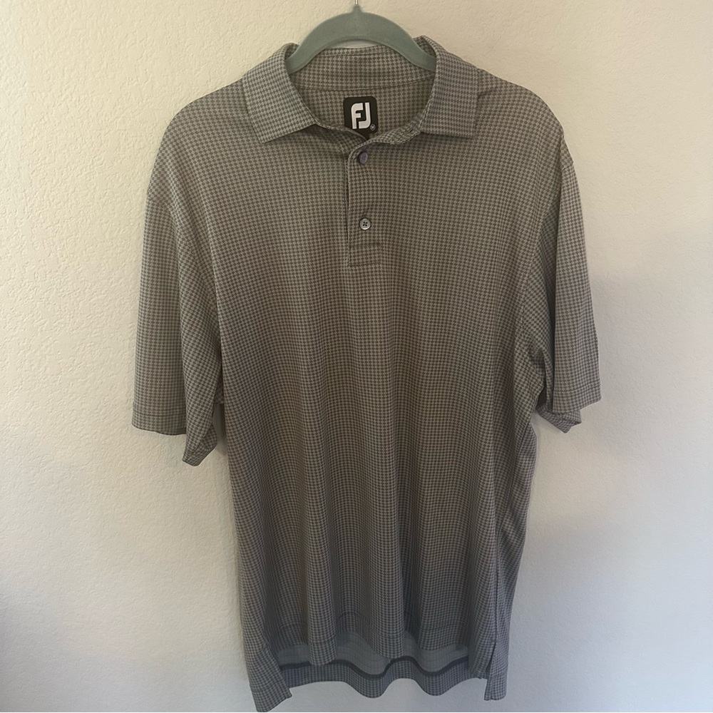 FootJoy Men's Gray Polo Shirt Medium